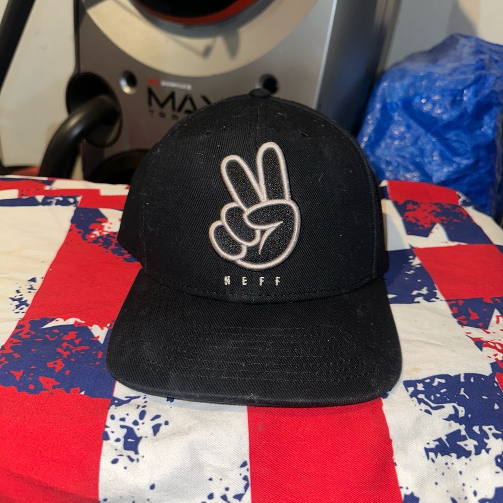 Neff Pease sign snapback hat
